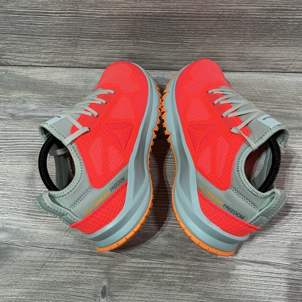 NEW Reebok Freedom BD4513 All Terrain Red Running Shoes Sneakers Womens Size 10 - Picture 6 of 12